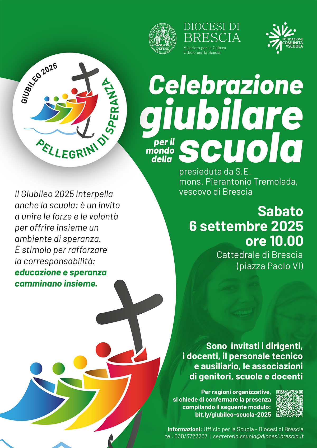 Celebrazione giubilare per il mondo della scuola
